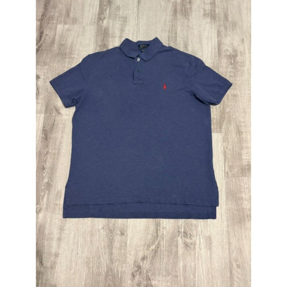 POLO Ralph Lauren Shirt Polo Men's L Blue Short Sleeve